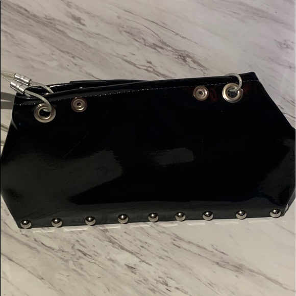 Hardware by Renee black patent shoulder bag - Picture 5 of 5